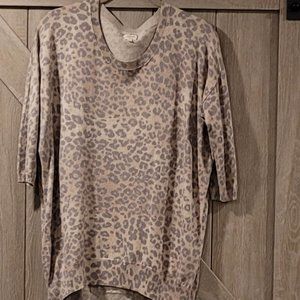 ARITZIA, WILFRED sweater, size M, light shades of gray-tan